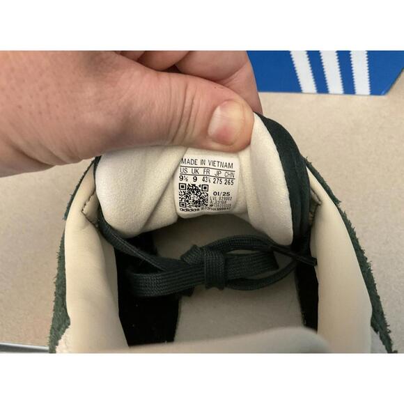 New! Adidas Samba XLG Shadow Green/Chalk White Shoes. Men's 9.5 / Women's 10.5. - Picture 6 of 10